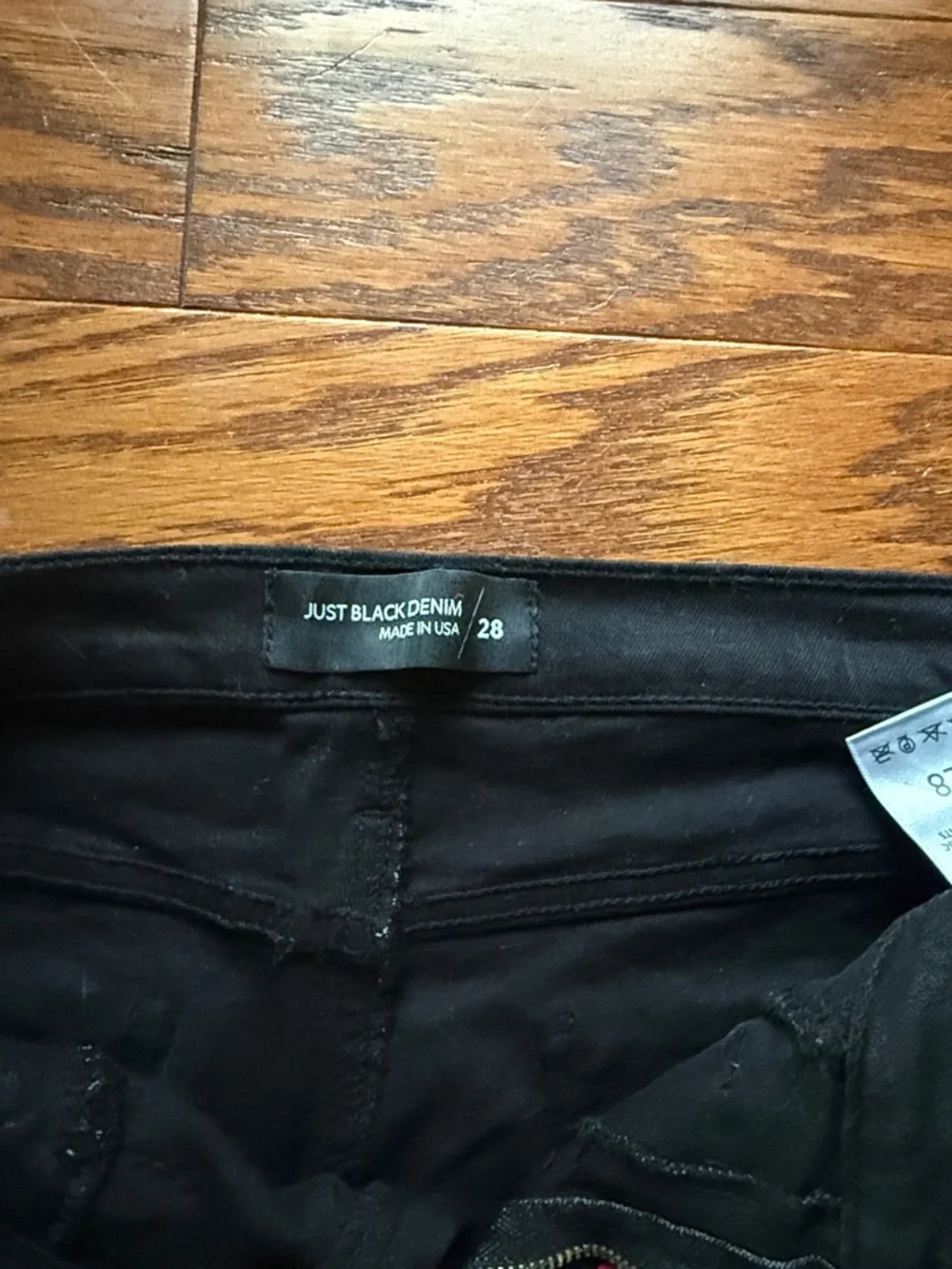Just Black Black Flare Jeans - Picture 2 of 5